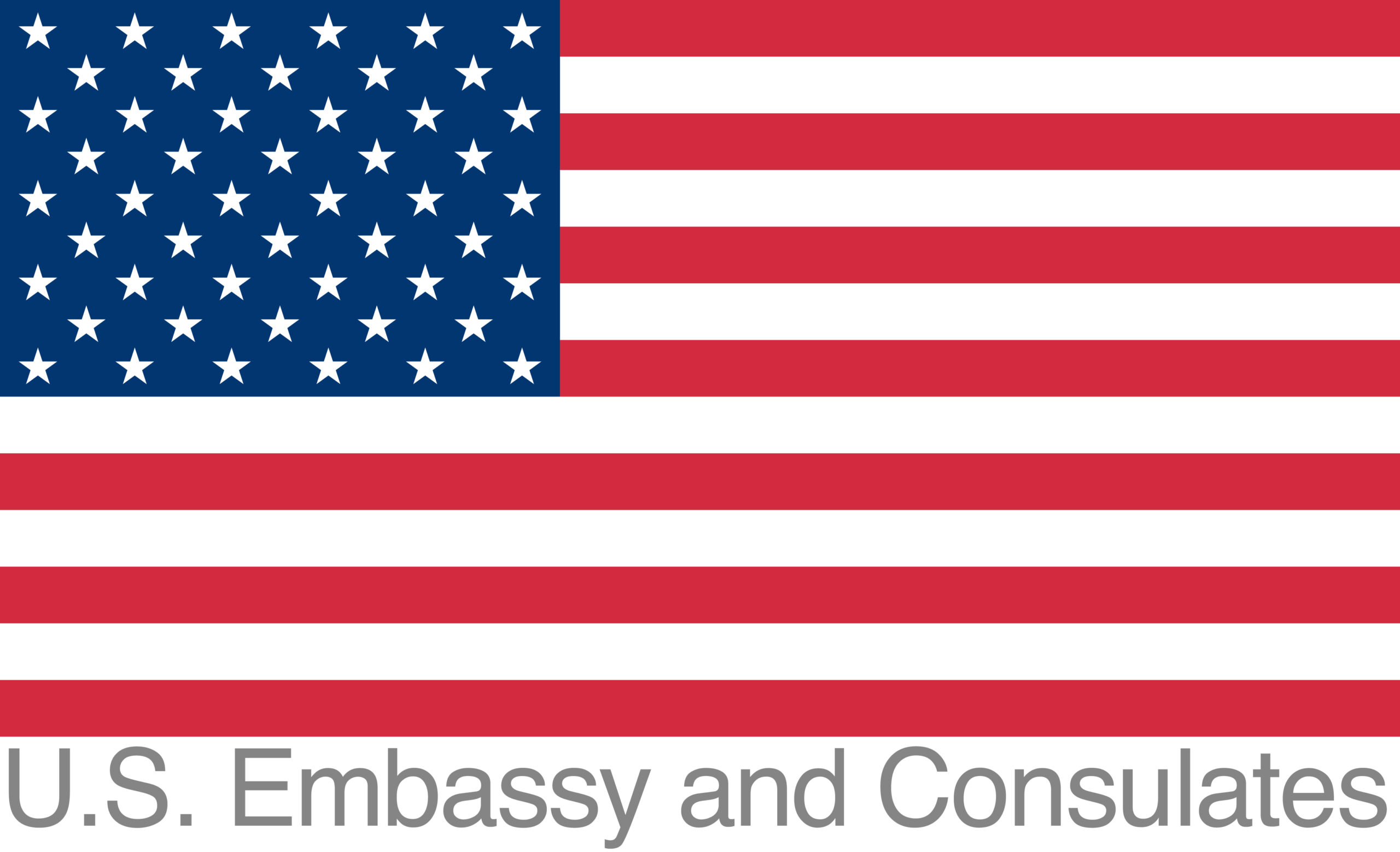 Bandeira embaixada EUA